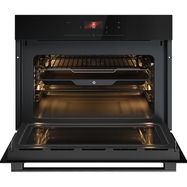 Four encastrable moderne porte ouverte