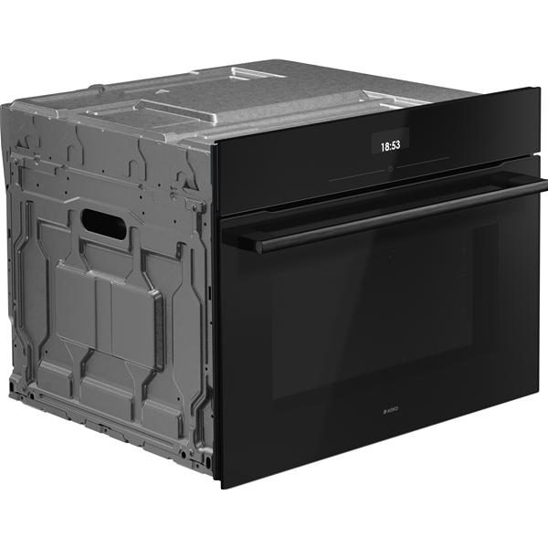 Four encastrable moderne noir avec écran numérique