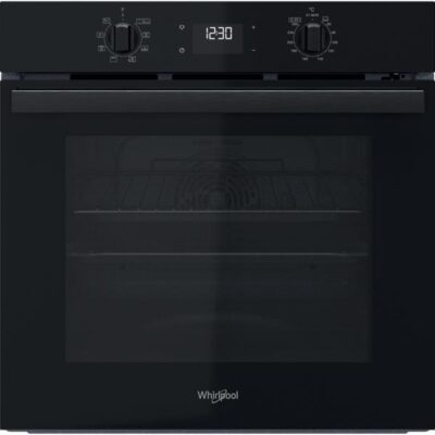 Four encastrable noir moderne avec écran digital