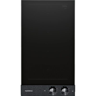 Plaque de cuisson vitrocéramique noire moderne