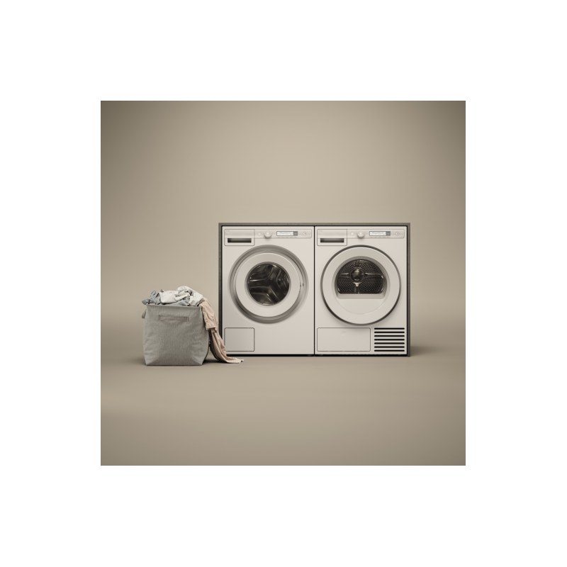 Machine à laver et sèche-linge avec panier à linge