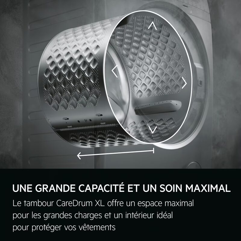 Tambour CareDrum XL de lave-linge grande capacité