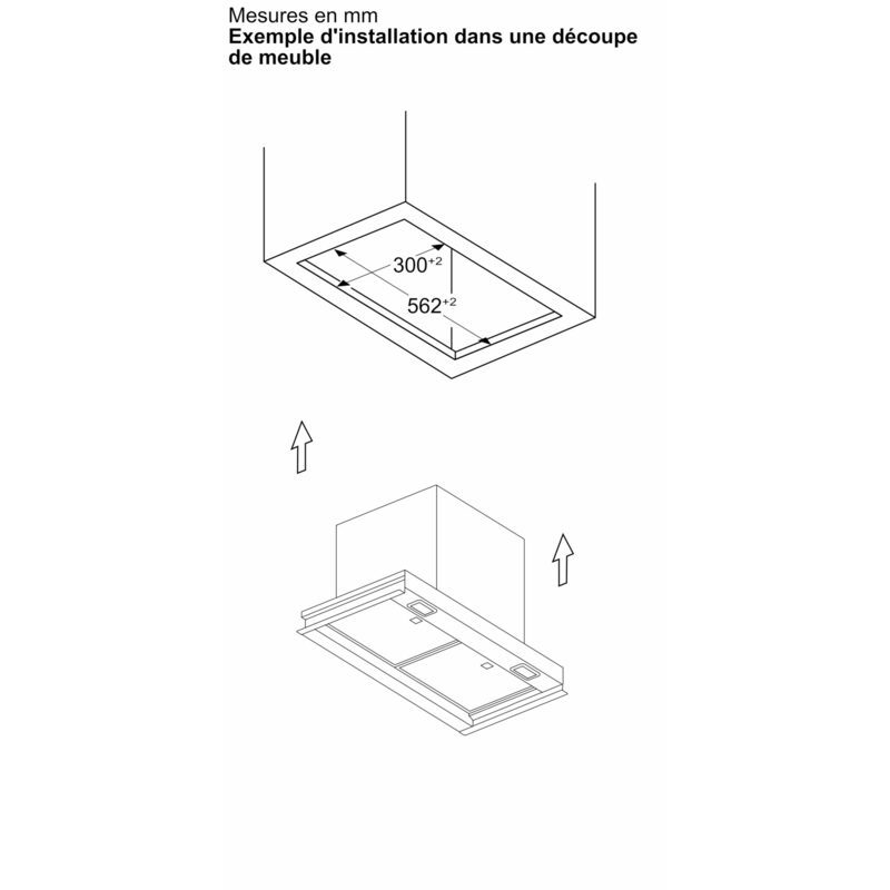 siemens lj67bdp60 iq500 hotte intégrée 60 cm verre noir iqdrive home connect