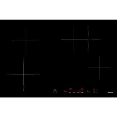 Plaque de cuisson à induction noire moderne