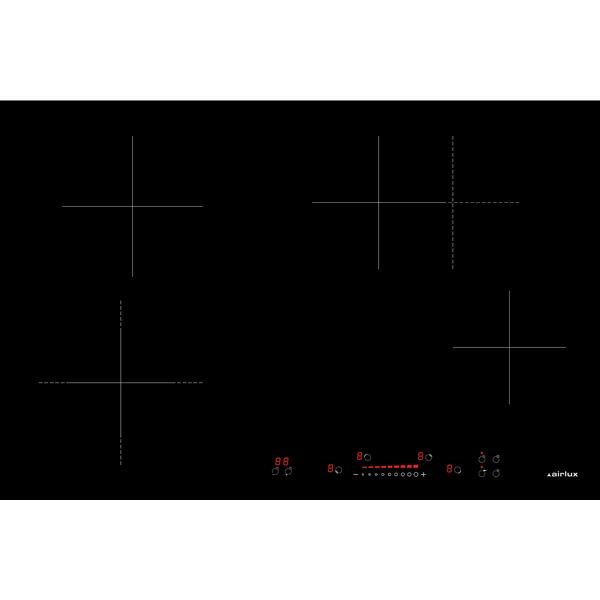 Plaque de cuisson à induction noire moderne