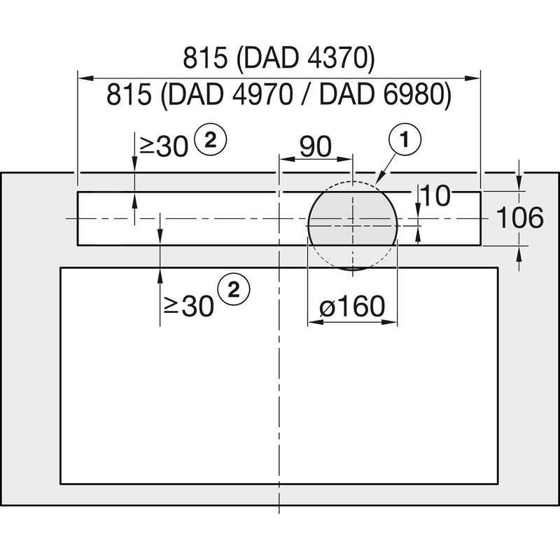 Miele DAD 6880 Levantar Ambient hotte plan de travail 80 cm Downdraft Con@ctivity AmbientLight – Image 9