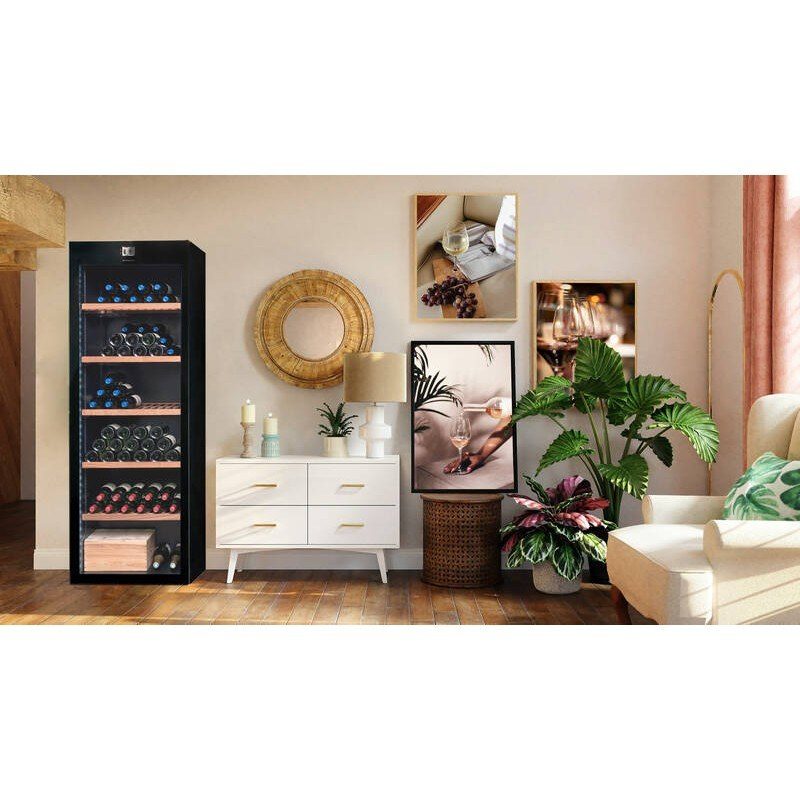avintage diva265 cave à vin polyvalente 264 bouteilles 3 zones diva evolution
