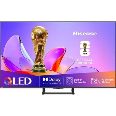 hisense 55a7q tv 55 pouces 4k qled dolby vision atmos smart vidaa caisson intégré