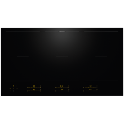 miele km 8595 2 fl mattfinish table induction 90 cm 6 zones powerflex