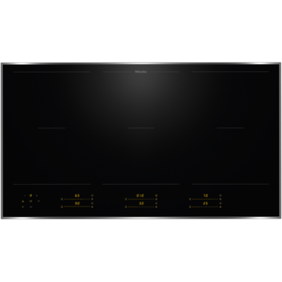 miele km 8595 2 fr table induction 90 cm 6 zones powerflex multislide