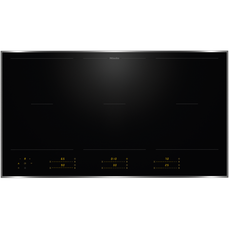 miele km 8595 2 fr table induction 90 cm 6 zones powerflex multislide