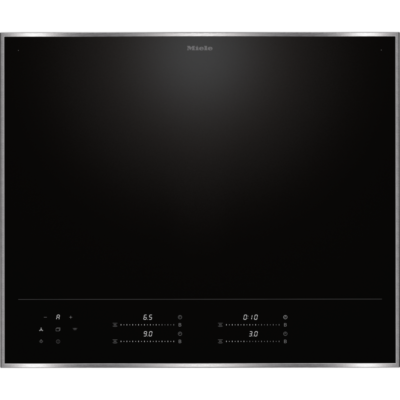 miele km 8665 fr table induction 60 cm fullflex cadre inox