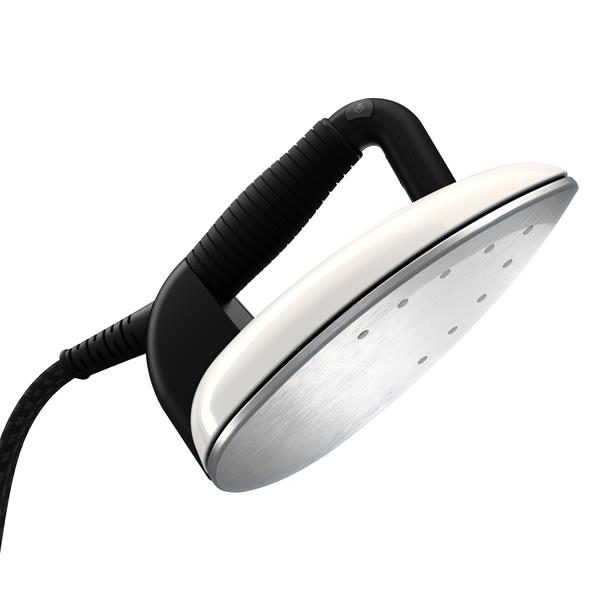 Fer à repasser moderne avec poignée noire