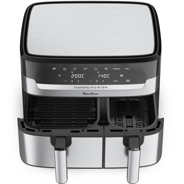 Moulinex EZ905D20 Dual Easy Fry & Grill friteuse air fryer 8,3 L double tiroir – Image 4