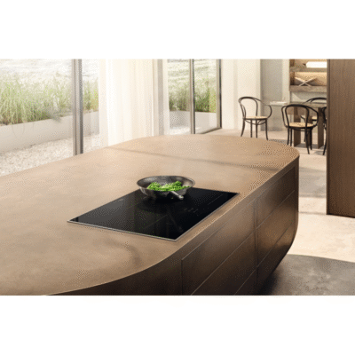 Miele KM 8482 FR table induction 80 cm cadre inox PowerFlex XL SingleSlide