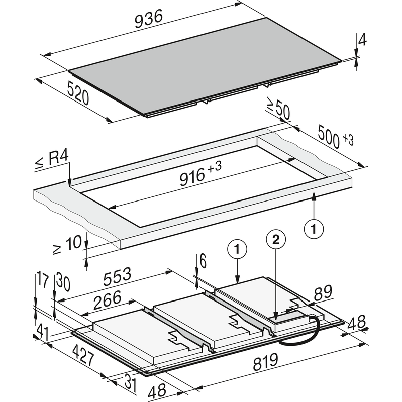Miele KM 8695-2 FL table induction 90 cm FullFlex MultiSlide – Image 8