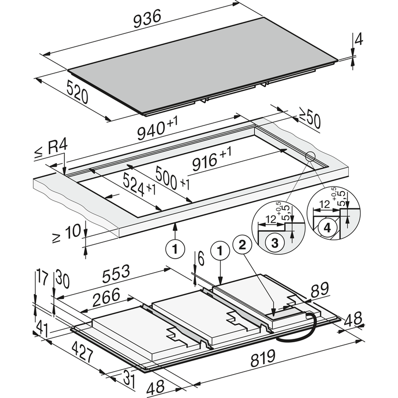 Miele KM 8695-2 FL table induction 90 cm FullFlex MultiSlide – Image 9