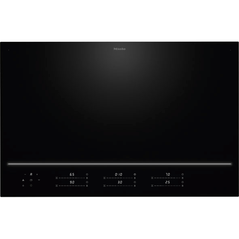 miele km 8885 2 fl diamond&msense table induction 80 cm fullflex diamondfinish