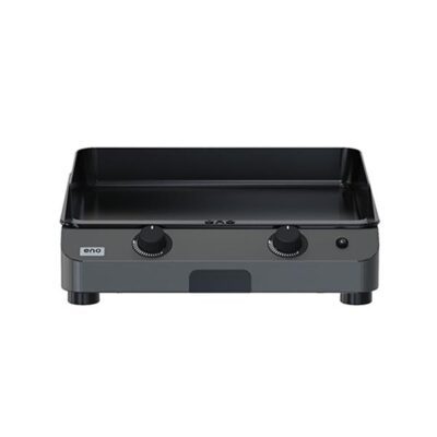 eno plancha fusion 60 gris cargo gaz 5 kw 2 brûleurs fonte émaillée
