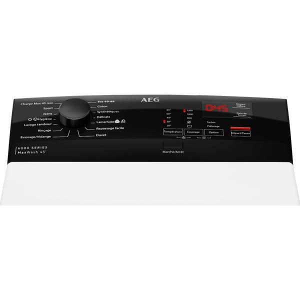 aeg lte6k6120a lave linge top 6 kg 1200 tr/min prosense