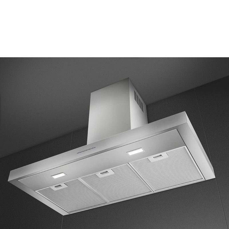 smeg kbct900xe hotte murale décorative 90 cm inox 730 m³/h