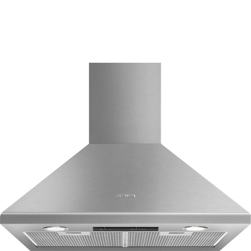 smeg ksed65xe hotte murale décorative pyramidale 60 cm inox 635 m³/h