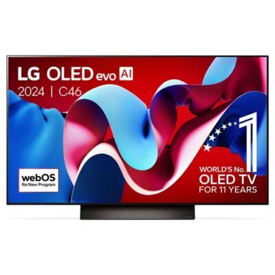 lg oled48c46la tv oled evo 48" 4k uhd 144hz dolby vision