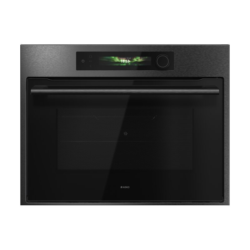 asko ocm64bsh four combiné micro ondes 45 cm 50 l black steel sonde connectlife