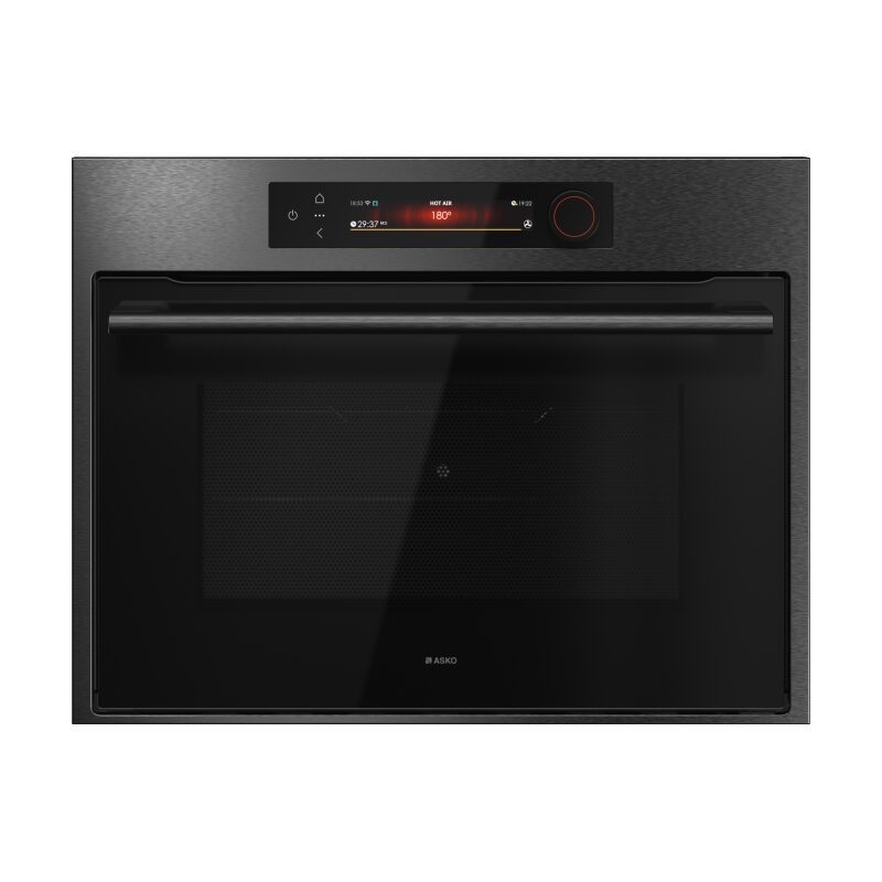 asko ocm64bsh four combiné micro ondes 45 cm 50 l black steel sonde connectlife