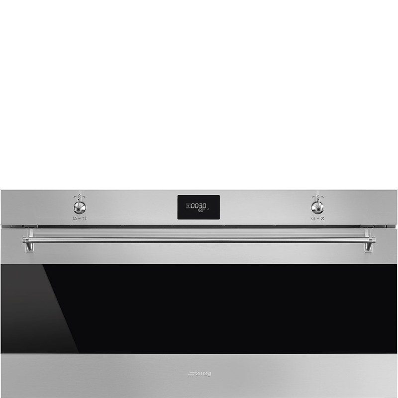 smeg sfpr9301tx four encastrable 90 cm pyrolyse 85l chaleur tournante inox