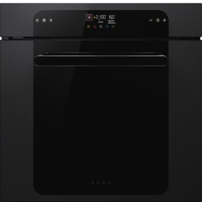 smeg so6202m2b four micro ondes combiné 60 cm noir brillant