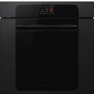 smeg so6204apb four multifonction 60 cm noir brillant avec technologie vapeur