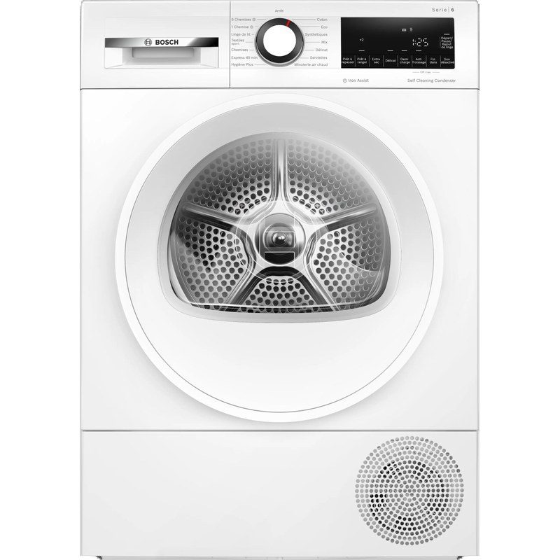 bosch wqg24502fr sèche linge pompe à chaleur 8 kg autodry iron assist
