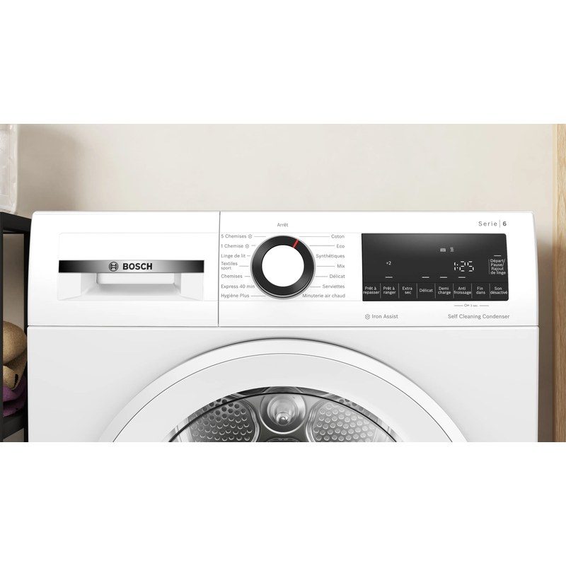 bosch wqg24502fr sèche linge pompe à chaleur 8 kg autodry iron assist