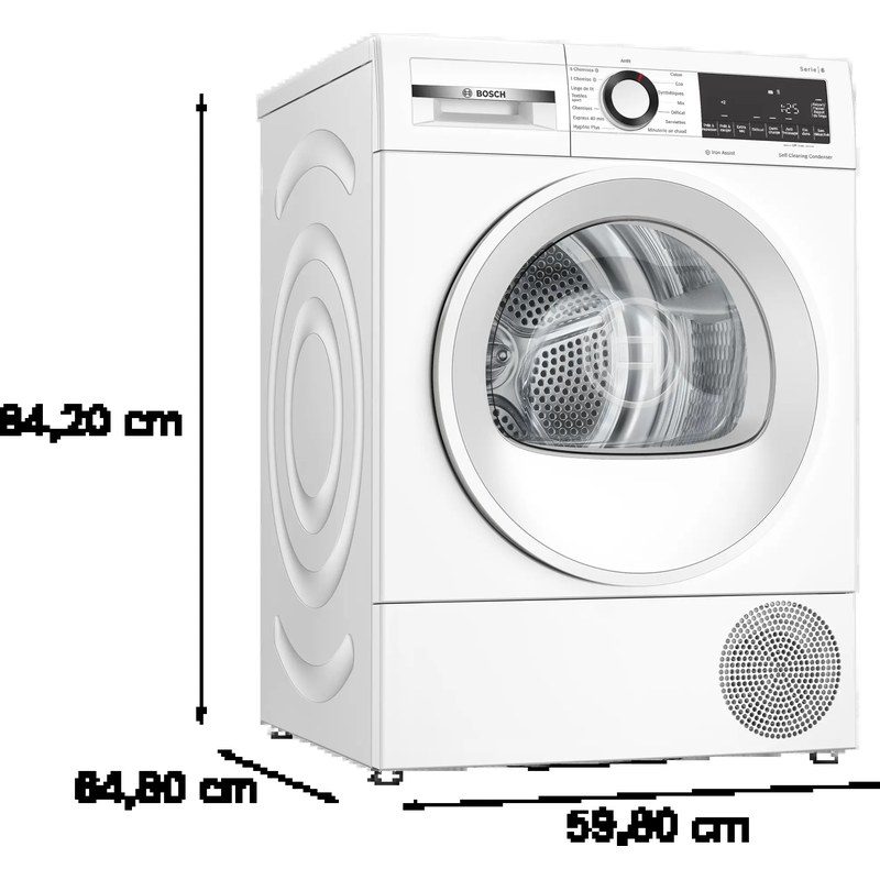 bosch wqg24502fr sèche linge pompe à chaleur 8 kg autodry iron assist