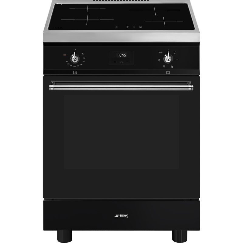smeg c6imblt2 piano de cuisson 60 cm induction four 70 l chaleur brassée noir