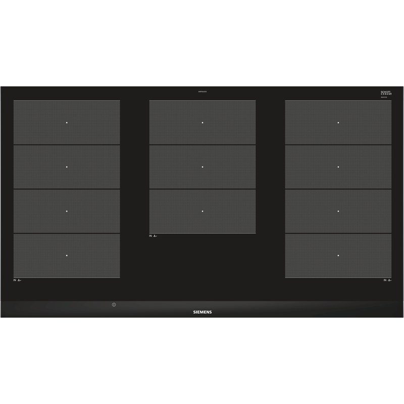 siemens ex975lxc1e iq700 table induction 90 cm 5 foyers flexinduction dual lightslider