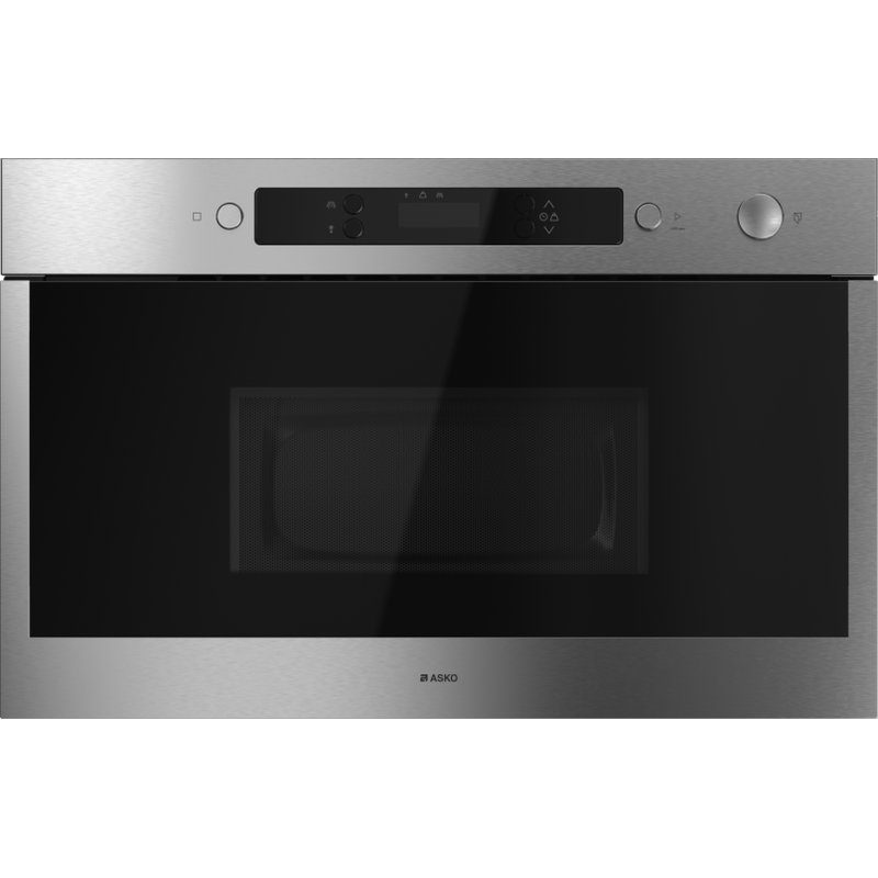 asko om23ssc micro ondes encastrable 22l inox écran lcd
