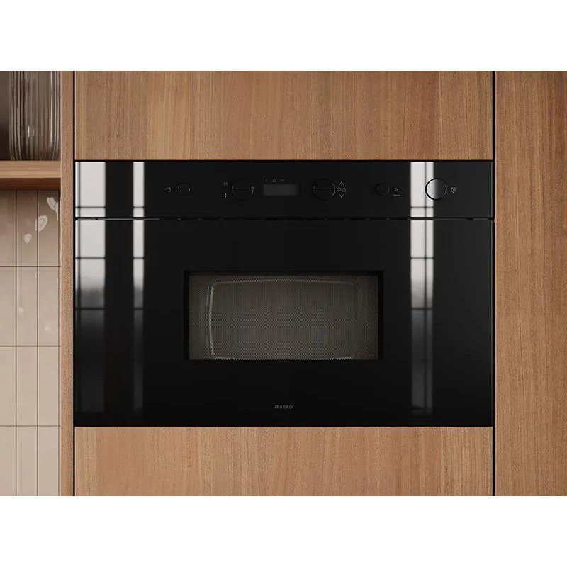 asko om23ssc micro ondes encastrable 22l inox écran lcd