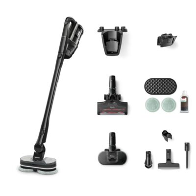 miele triflex hx3 aqua aspirateur balai sans fil puissance élevée et autonomie 70 min