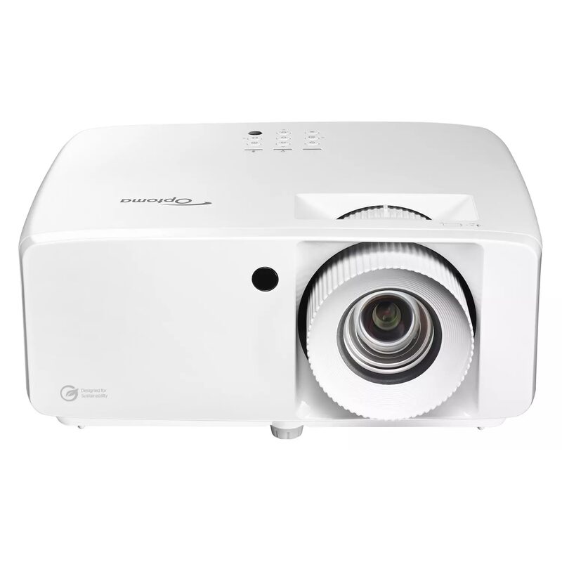 Vidéoprojecteur blanc Optoma vue de face