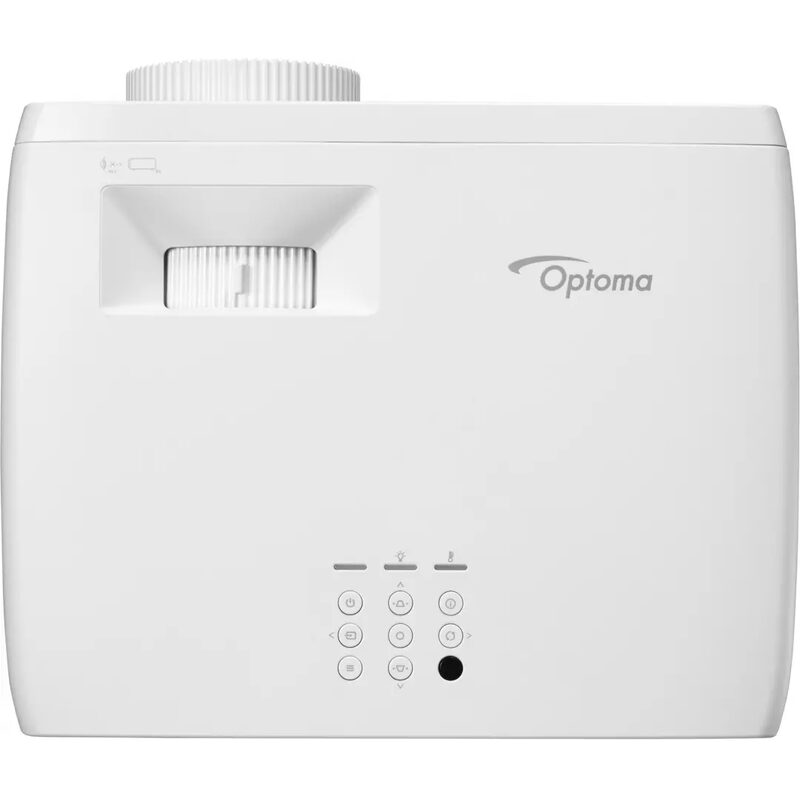 Vidéoprojecteur blanc Optoma vue de dessus