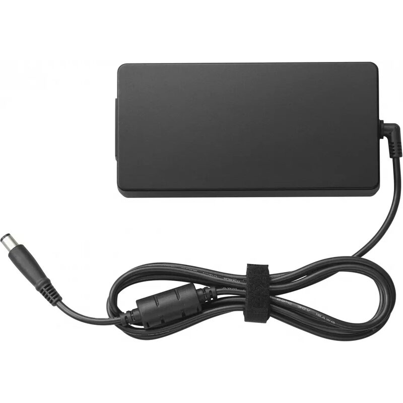 Chargeur d’ordinateur portable noir avec câble
