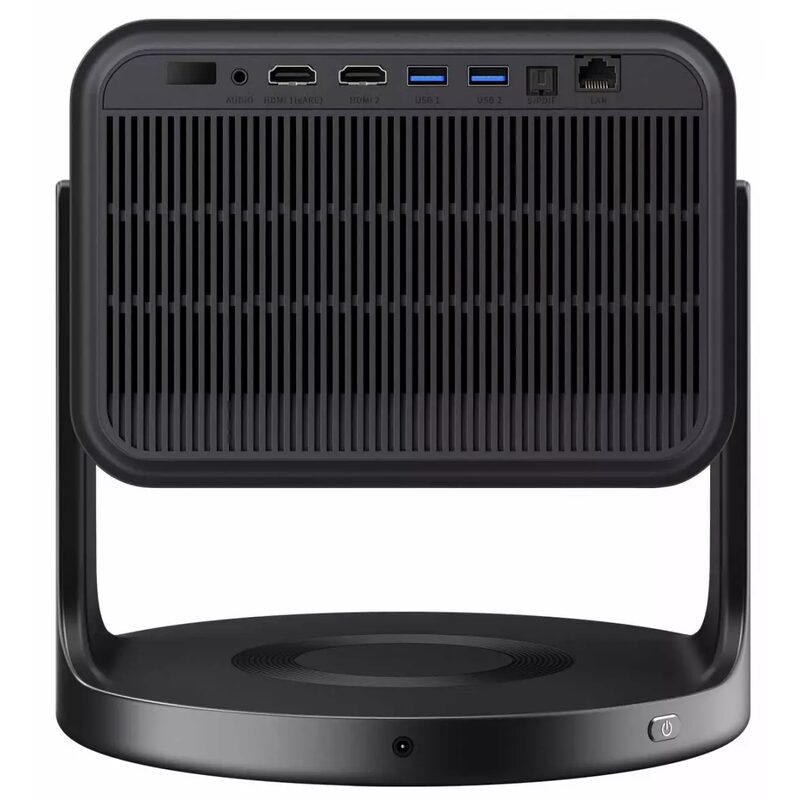 Arrière d’un vidéoprojecteur avec ports HDMI et USB