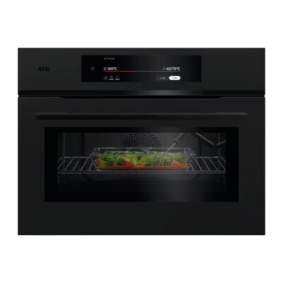 aeg nkk9n821t four compact combiné micro ondes 45 cm série 9000 proassist