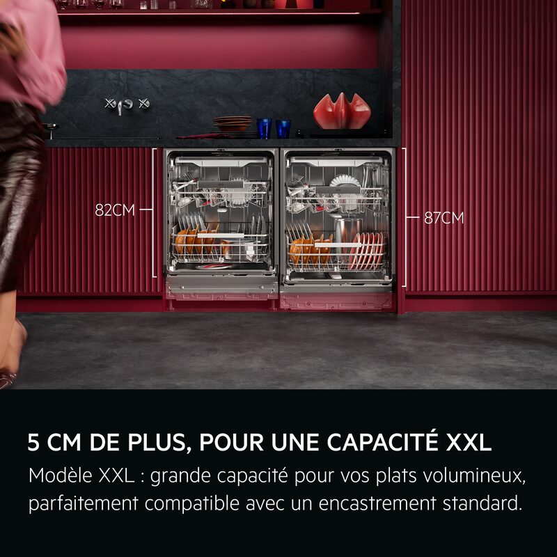 aeg gi8700b2sc lave vaisselle tout intégrable 60cm xxl max cleaningperformance