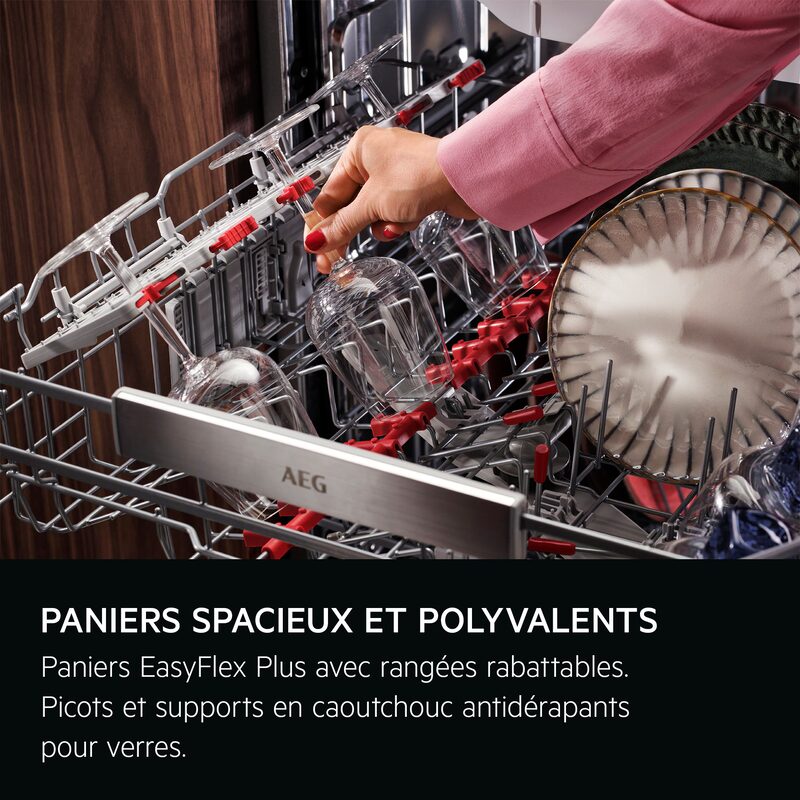 aeg gi8700b2sc lave vaisselle tout intégrable 60cm xxl max cleaningperformance