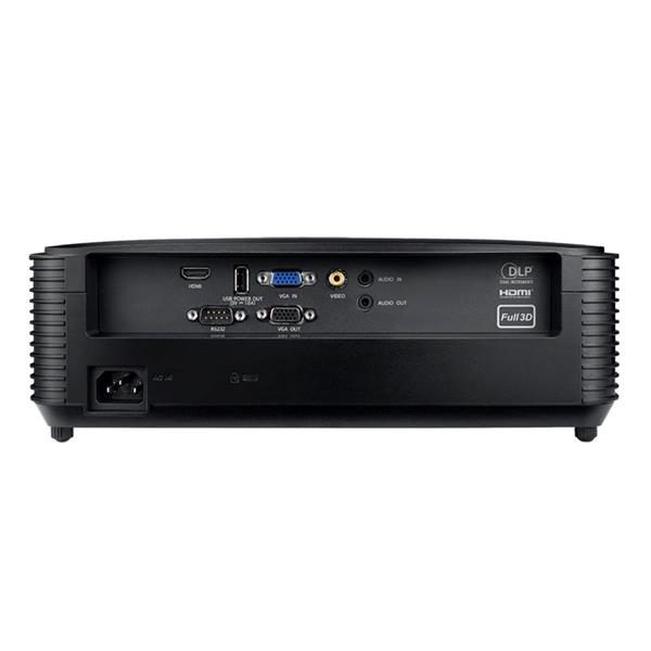 Arrière d’un vidéoprojecteur avec ports HDMI et VGA