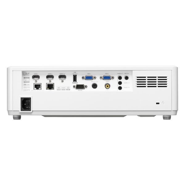 Panneau arrière d’un vidéoprojecteur avec connectiques