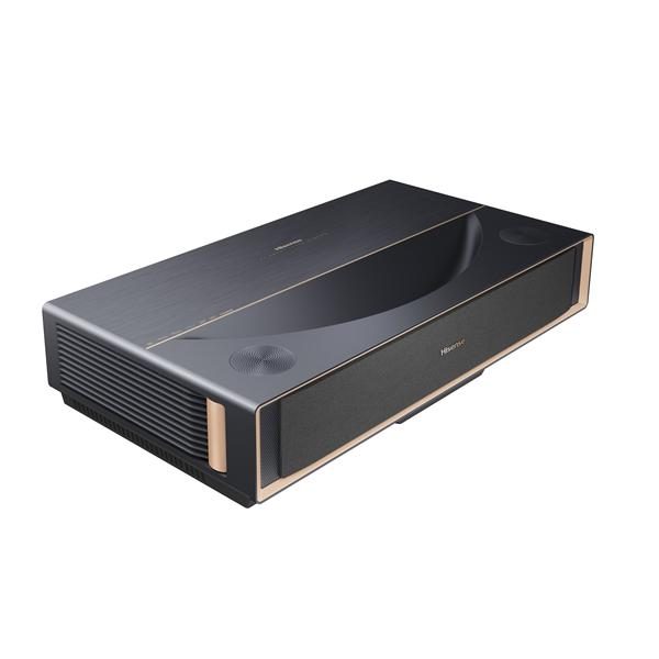 Vidéoprojecteur laser Hisense noir et doré